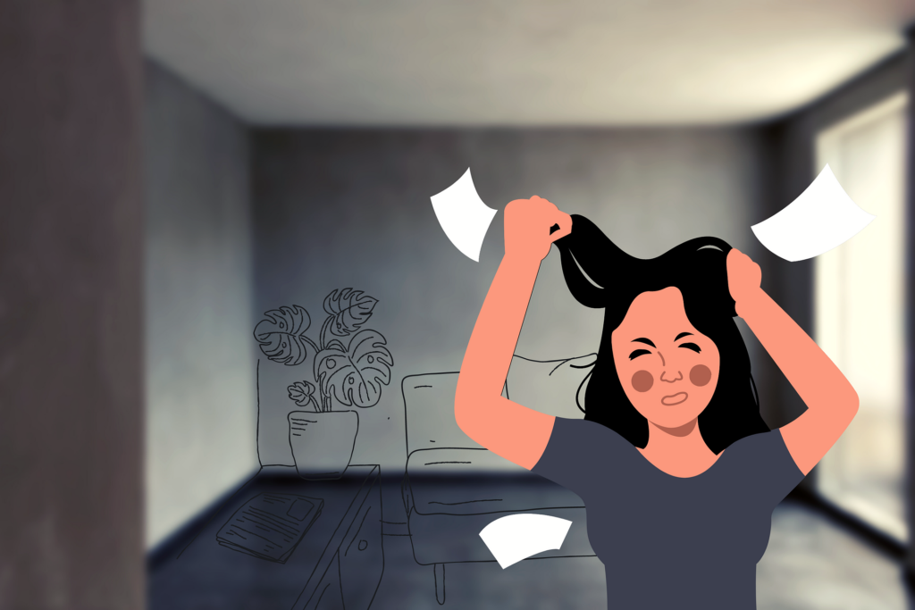 花粉症と支出に悩まされている画像