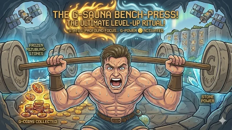 筋トレする勇者ギャン