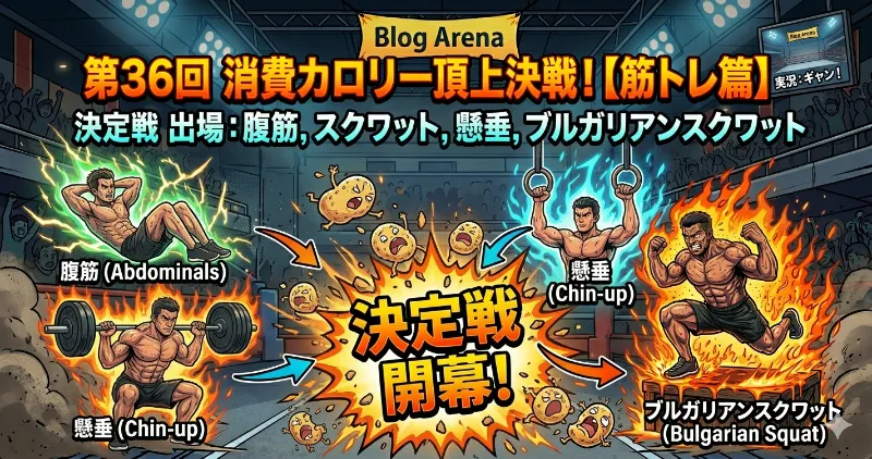 消費カロリー決定戦 筋トレ篇