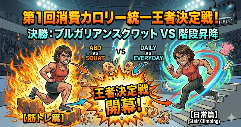 消費カロリー統一王者決定戦