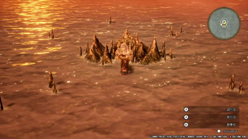 ドラクエの海の背景